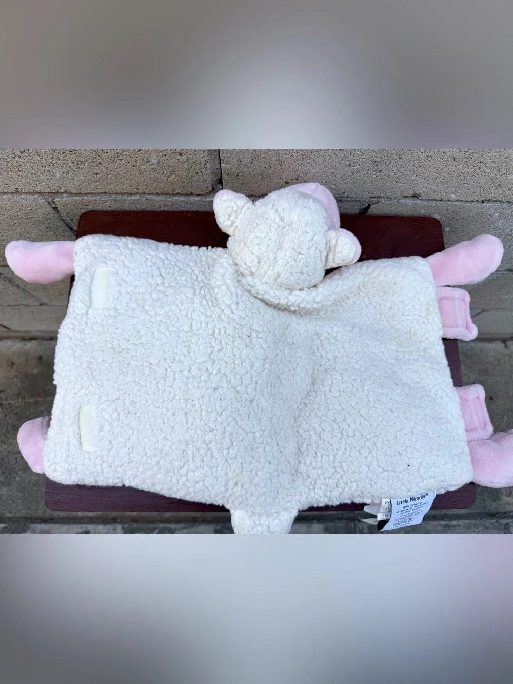 Little Miracles Snuggle Me Sheep Pillow